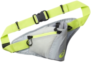 【ASICS/アシックス】 BOTTLE WAISTPACK シルバーxフラッシュイエロー メンズ アシックス